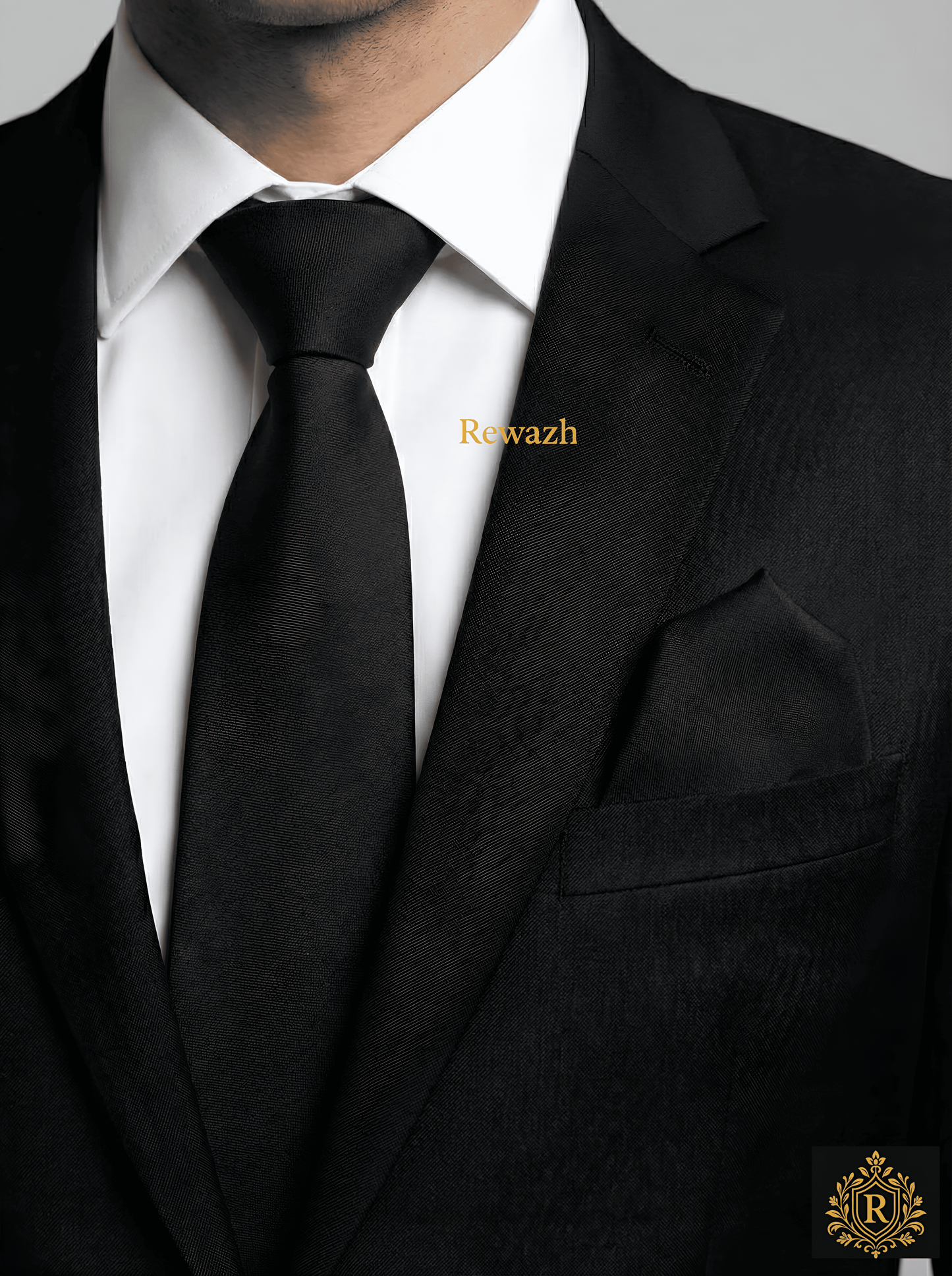 MENS PREMIUM TIE WITH POCKET SQUARE SET